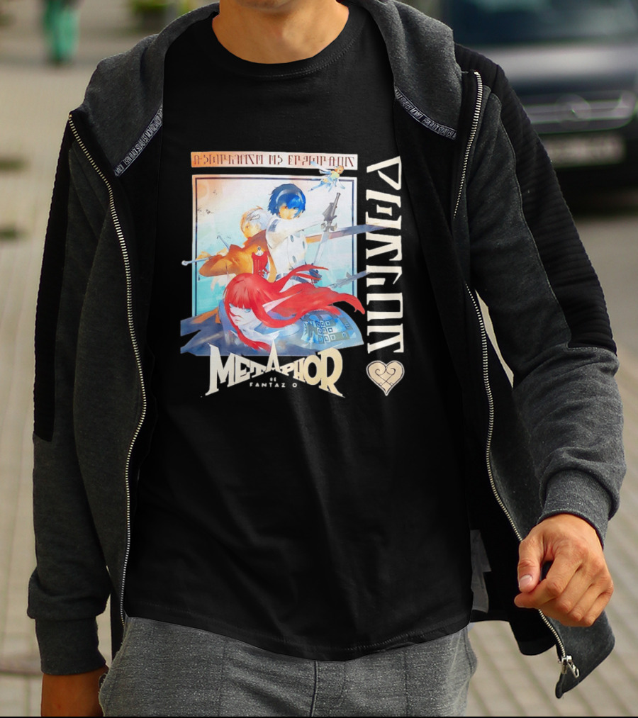 Metaphor ReFantazio Characters Fantasy Art Gaming Adventure T-Shirt