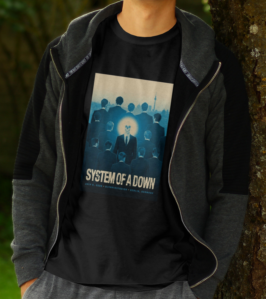 System Of A Down July 8 2026 Olympiastadion Berlin Germany T-Shirt