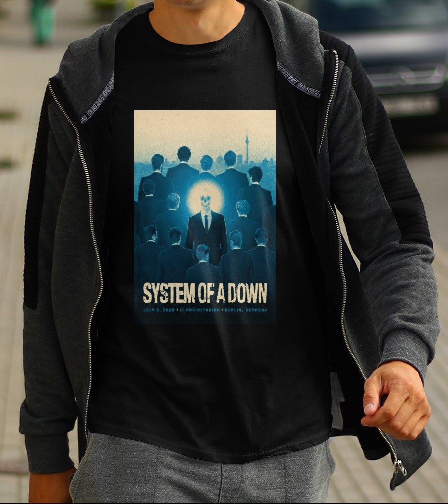 System Of A Down July 8 2026 Olympiastadion Berlin Germany T-Shirt