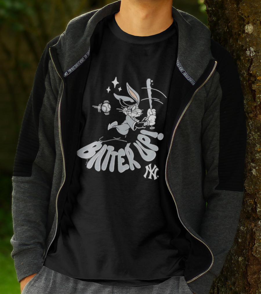 New York Yankees X Looney Tunes Batter Up Bugs Bunny 2026 T-Shirt