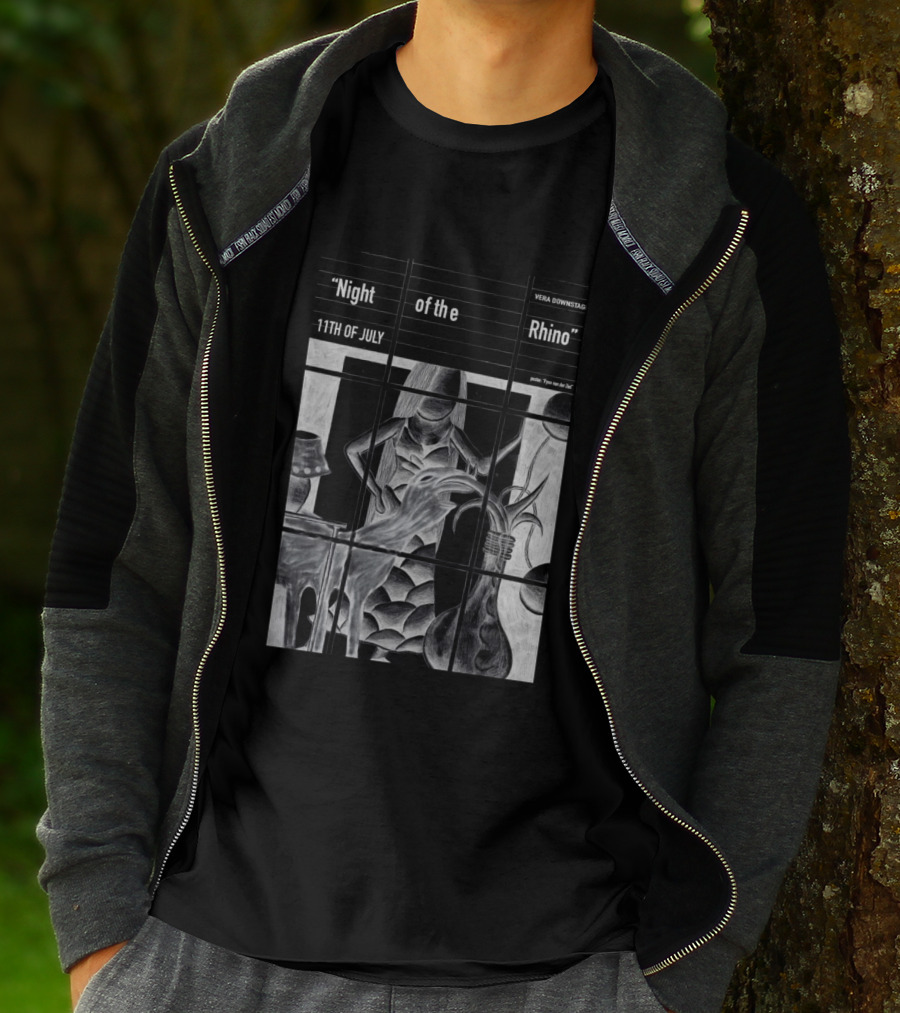 Night Of The Rhino 11th Of July Vera Downstage Groningen Netherlands Fynn Van Der Ziel T-Shirt