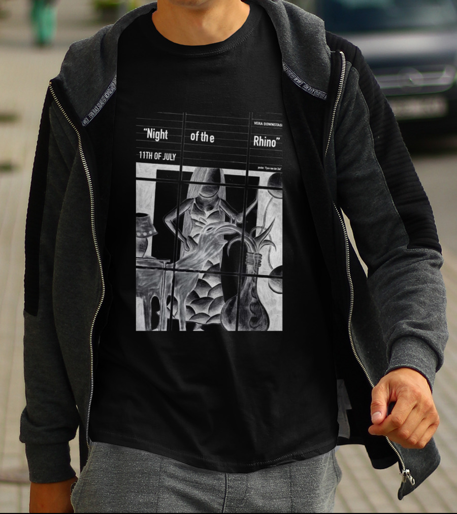 Night Of The Rhino 11th Of July Vera Downstage Groningen Netherlands Fynn Van Der Ziel T-Shirt