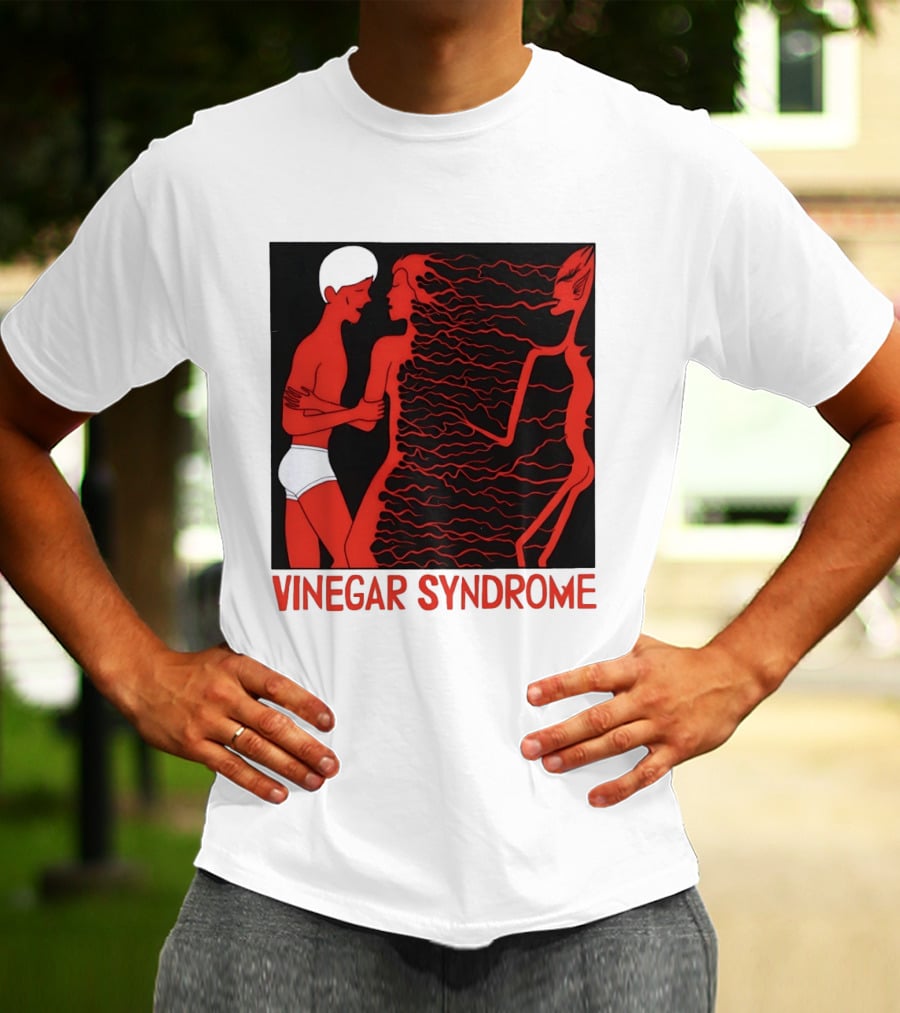 Vinegar Syndrome Cult Film Horror Home Video Vintage Aesthetic T-Shirt