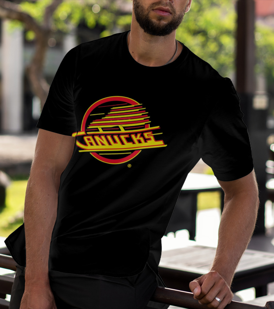 Vancouver Canucks Skate Logo NHL Hockey T-Shirt