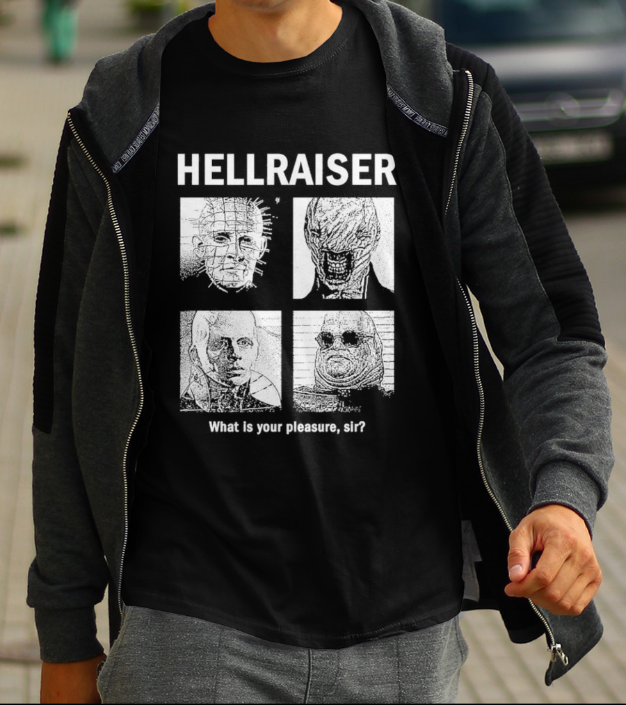 Hellraiser What Is Your Pleasure Sir Iconic Characters Montage T-Shirt