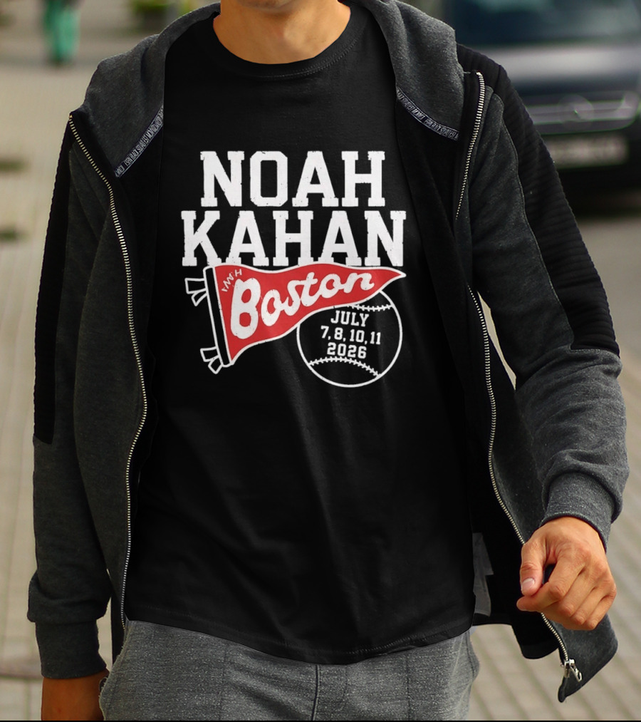 Noah Kahan Boston Fenway Park July 2026 T-Shirt