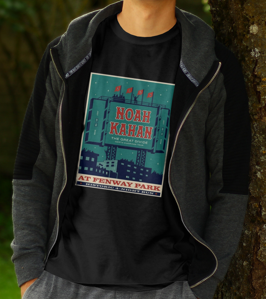 Noah Kahan The Great Divide Tour 2026 Fenway Park July 7 8 10 11 T-Shirt