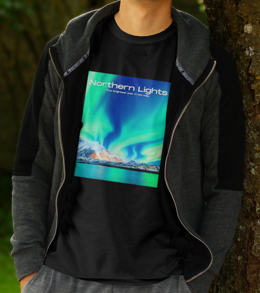 Northern Lights The Brightest Star In Norway T-Shirt