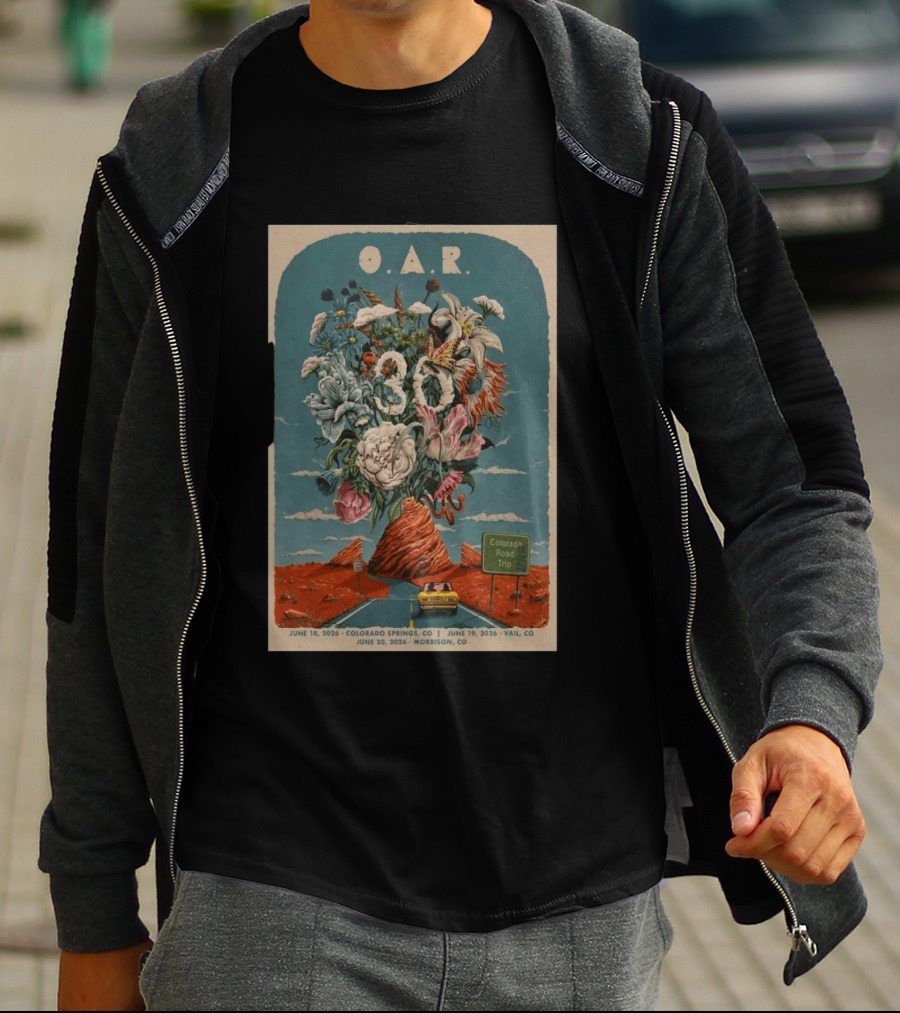O.A.R. Colorado Road Trip Tour Morrison June 20 2026 T-Shirt