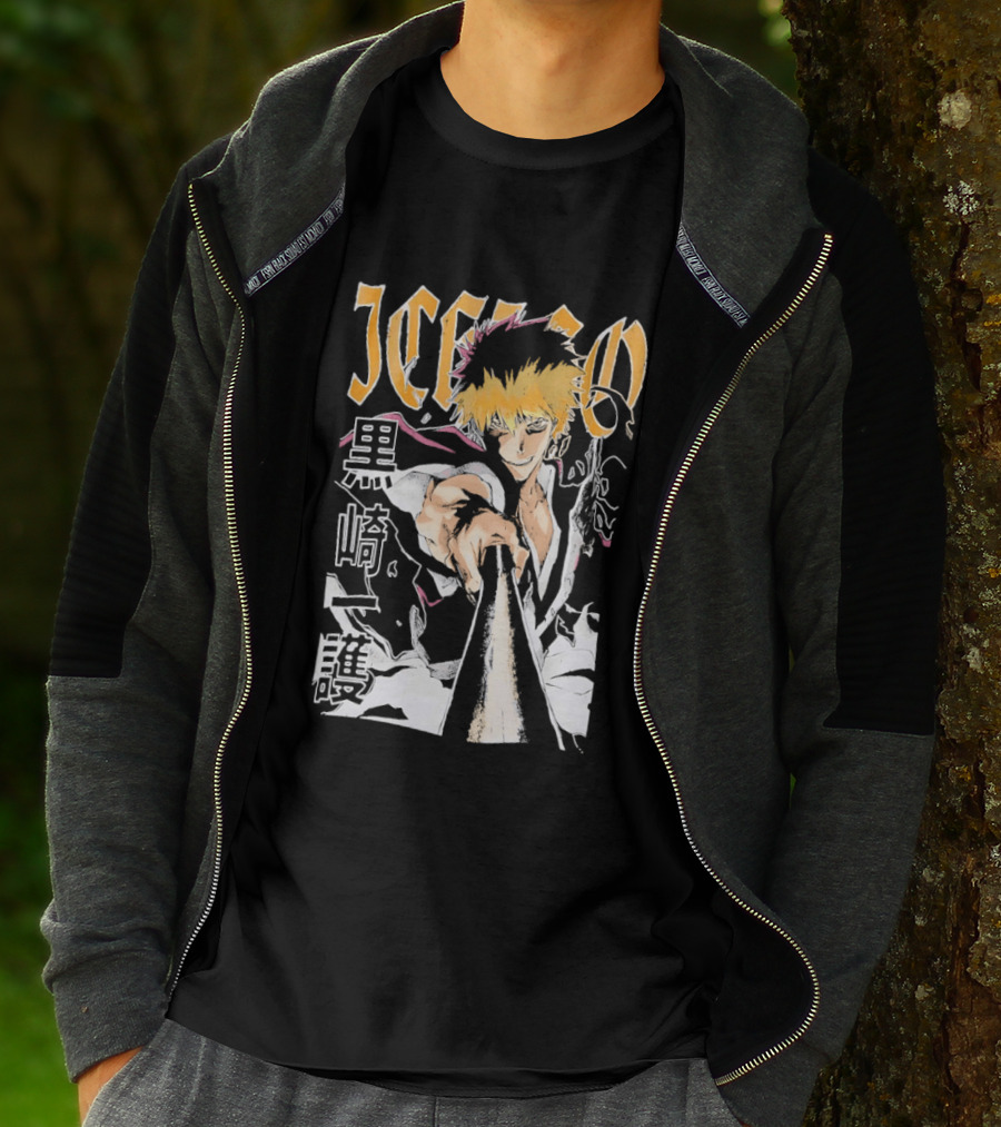Ichigo Kurosaki Bleach Anime Bootleg Manga T-Shirt