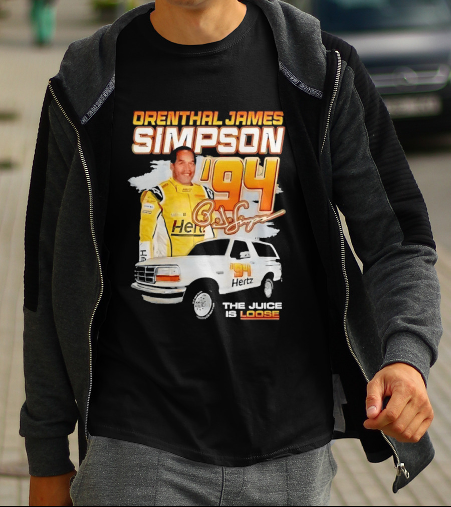 Orenthal James Simpson '94 The Juice Is Loose T-Shirt