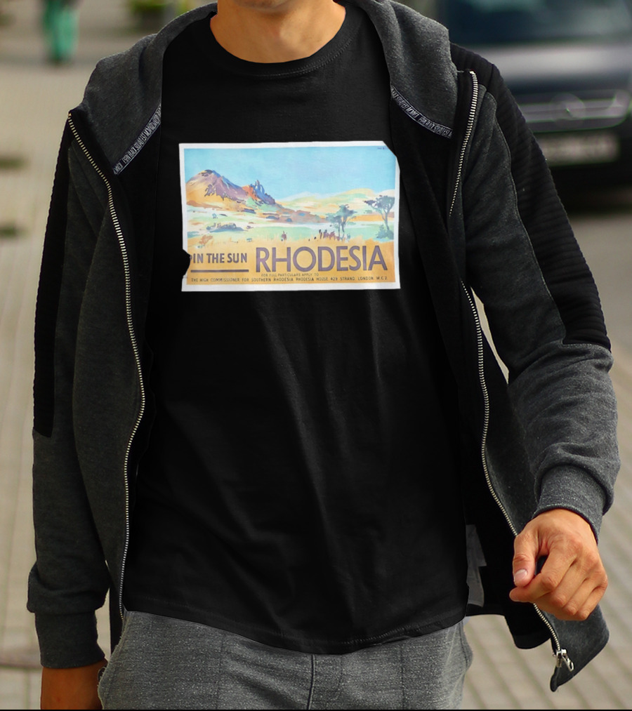 In The Sun Rhodesia The High Commissioner For Southern Rhodesia House London Travel T-Shirt