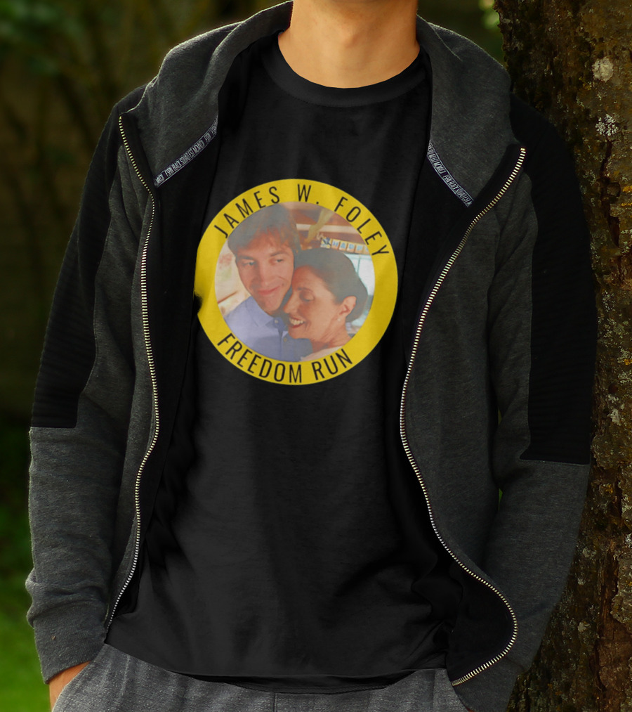 James W Foley Freedom Run Memorial Charity Event T-Shirt