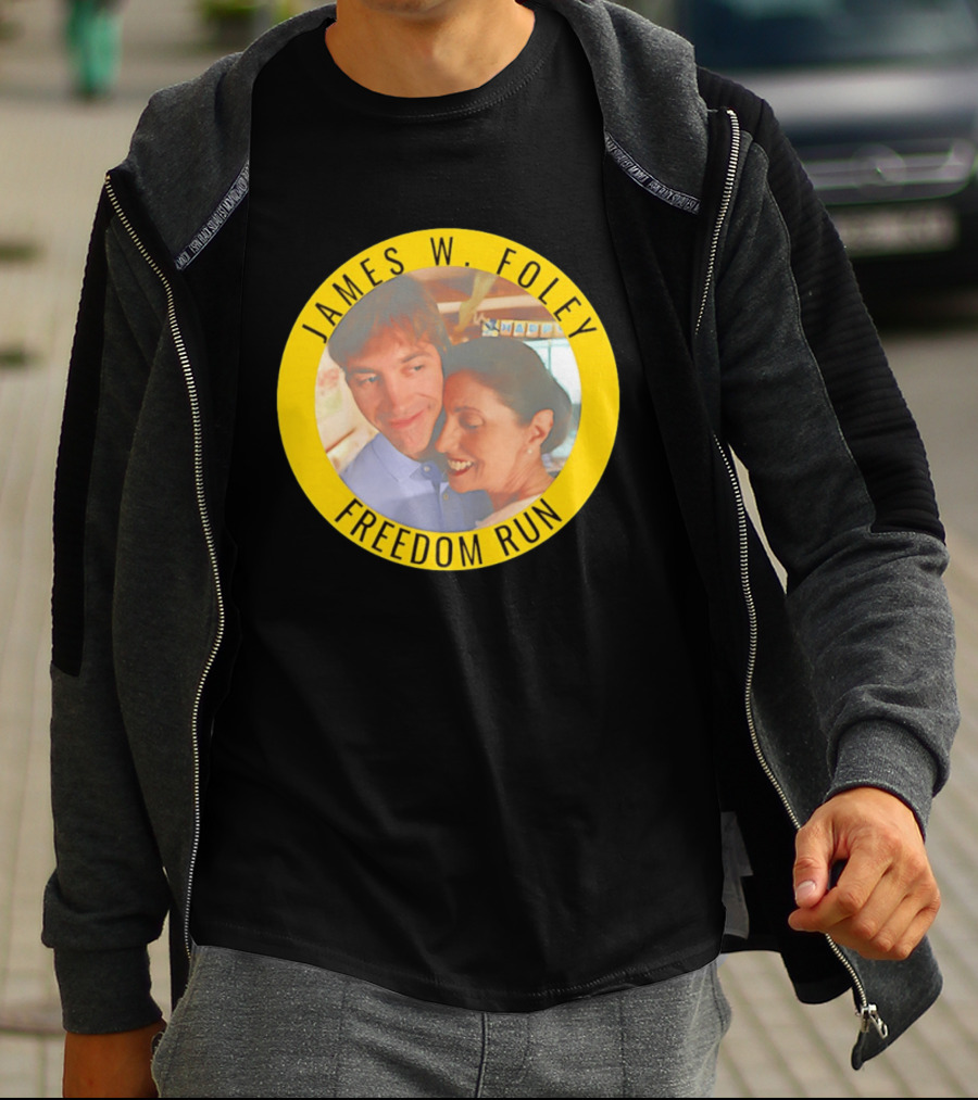 James W Foley Freedom Run Memorial Charity Event T-Shirt