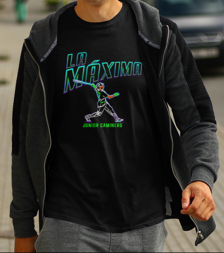 La Maxima Junior Caminero Tampa Bay Rays Baseball T-Shirt