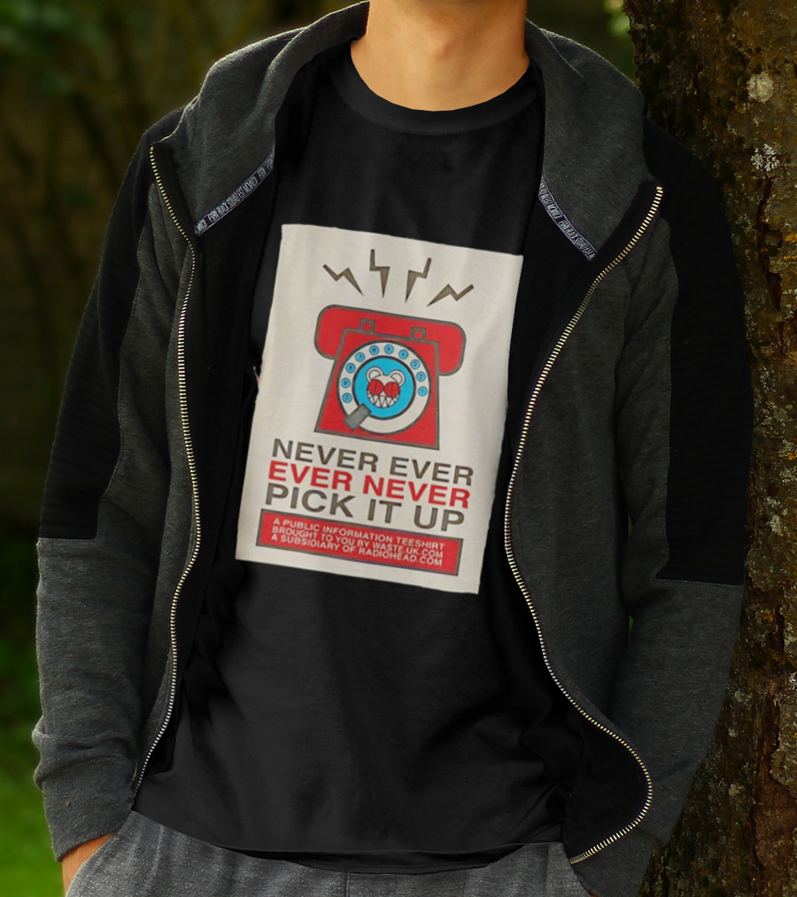 Radiohead Never Ever Pick It Up Public Information Teeshirt Waste UK Subsidiary T-Shirt