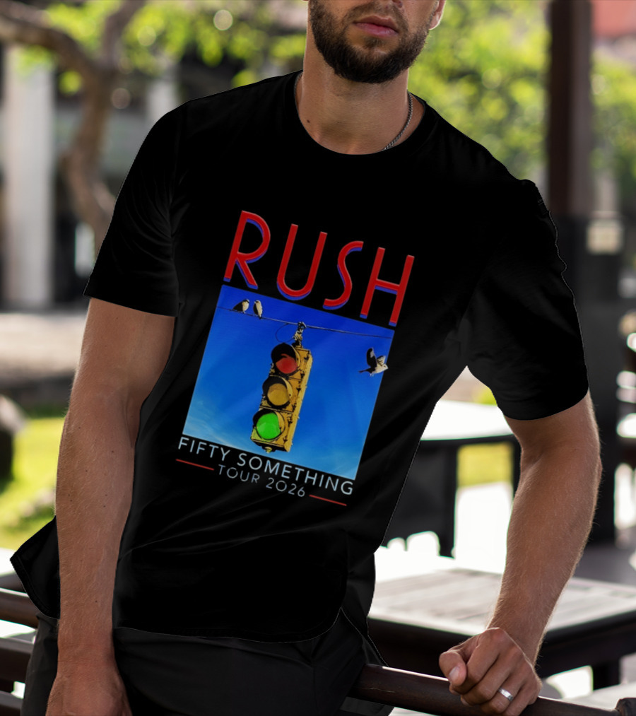 Rush Fifty Something Tour 2026 Traffic Light T-Shirt