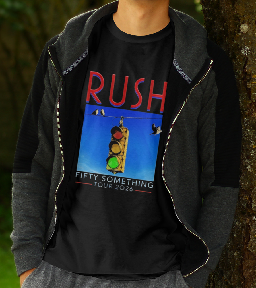Rush Fifty Something Tour 2026 Traffic Light T-Shirt