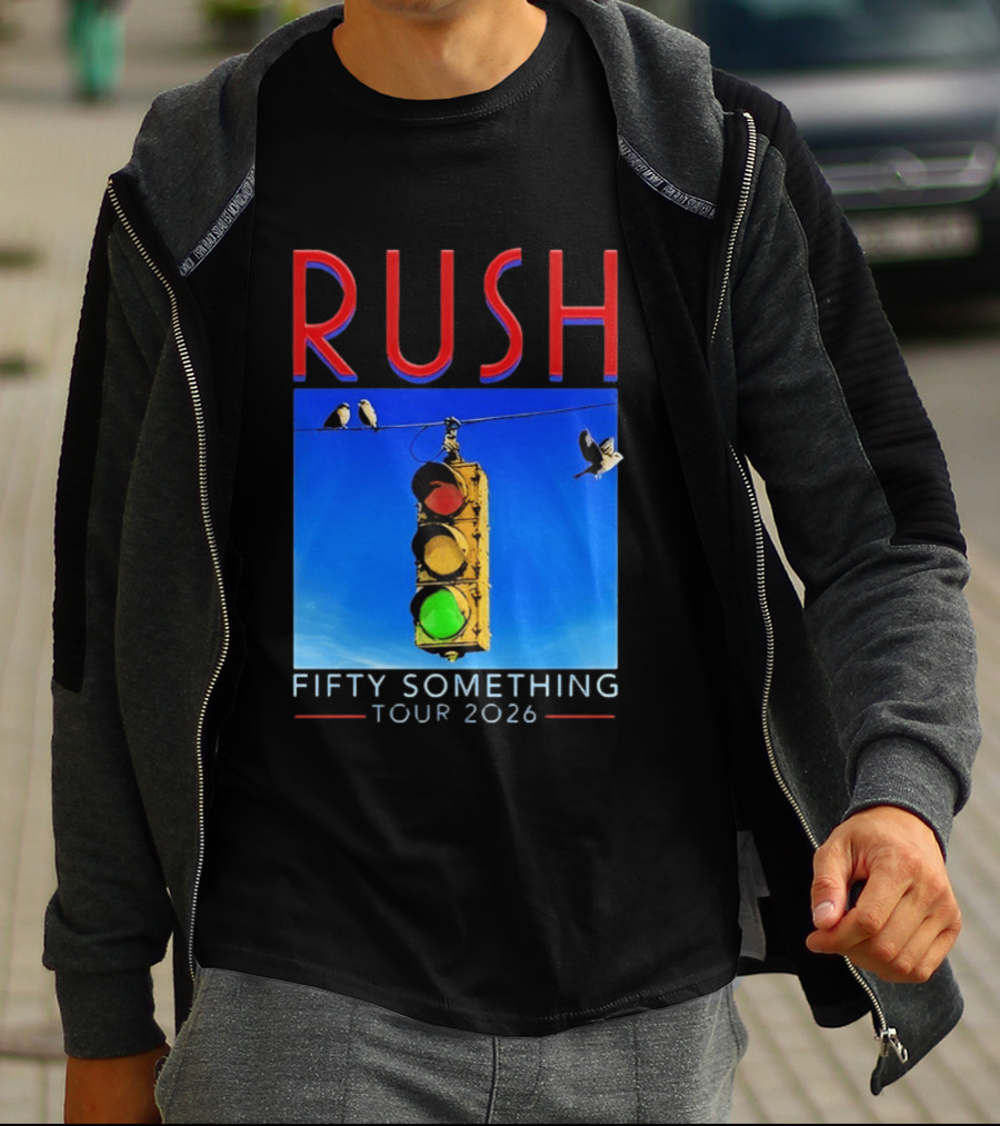 Rush Fifty Something Tour 2026 Traffic Light T-Shirt