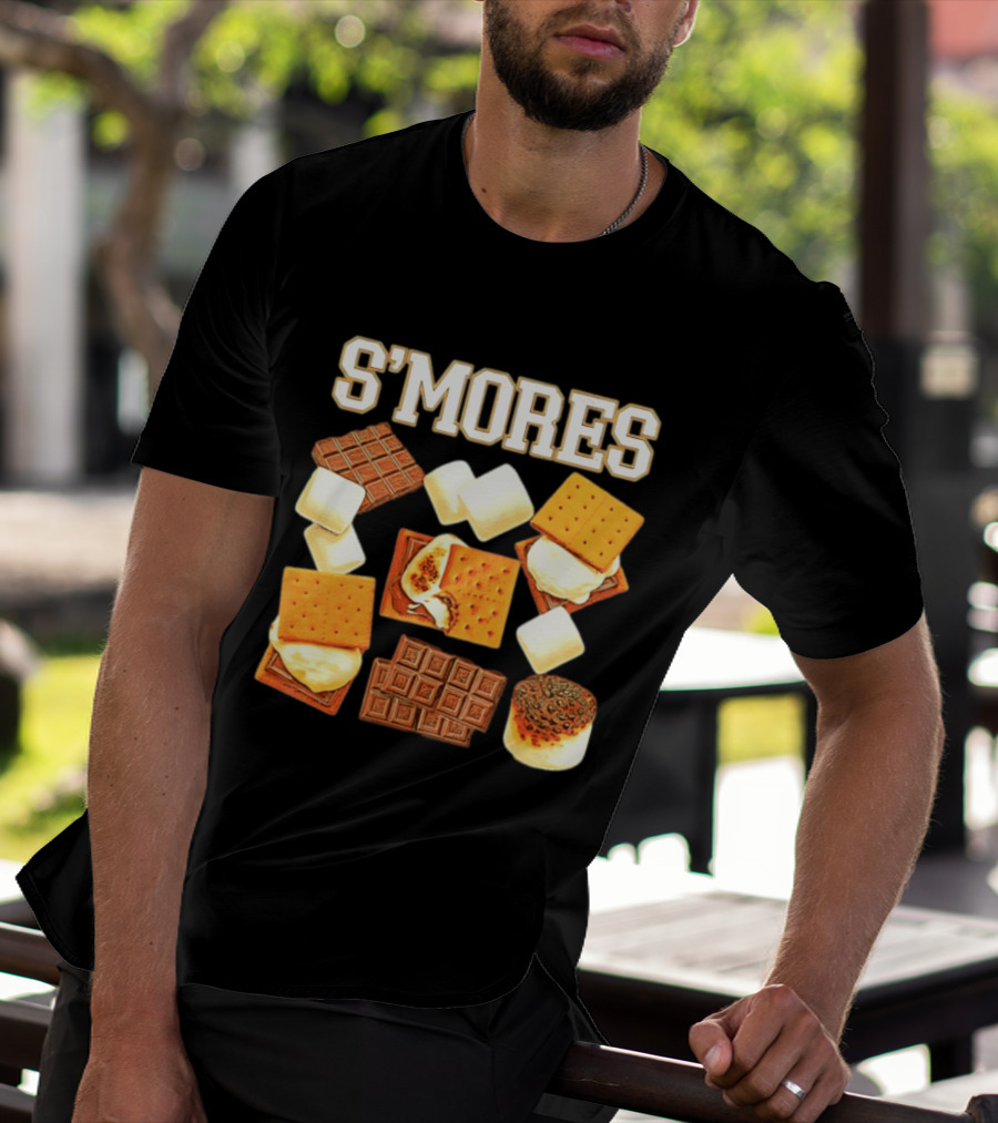 S'mores Marshmallow Chocolate Graham Cracker Delight T-Shirt