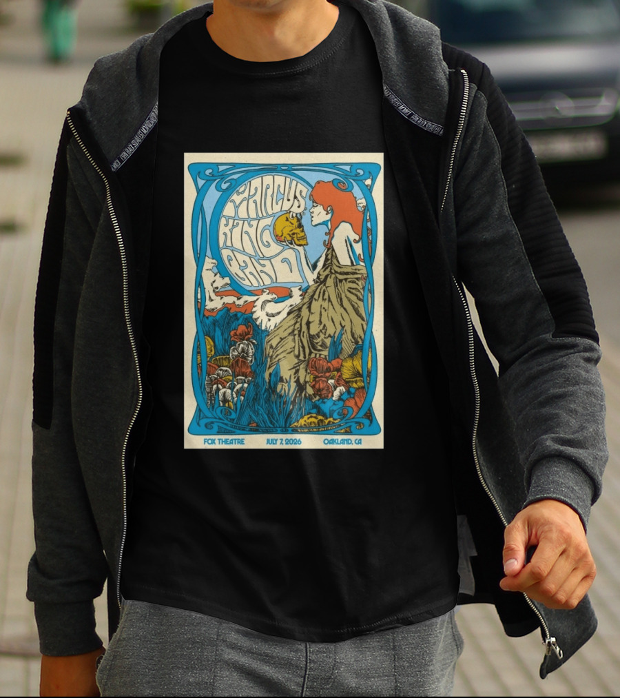 Marcus King Band Fox Theatre Oakland CA July 7 2026 Vintage Psychedelic T-Shirt