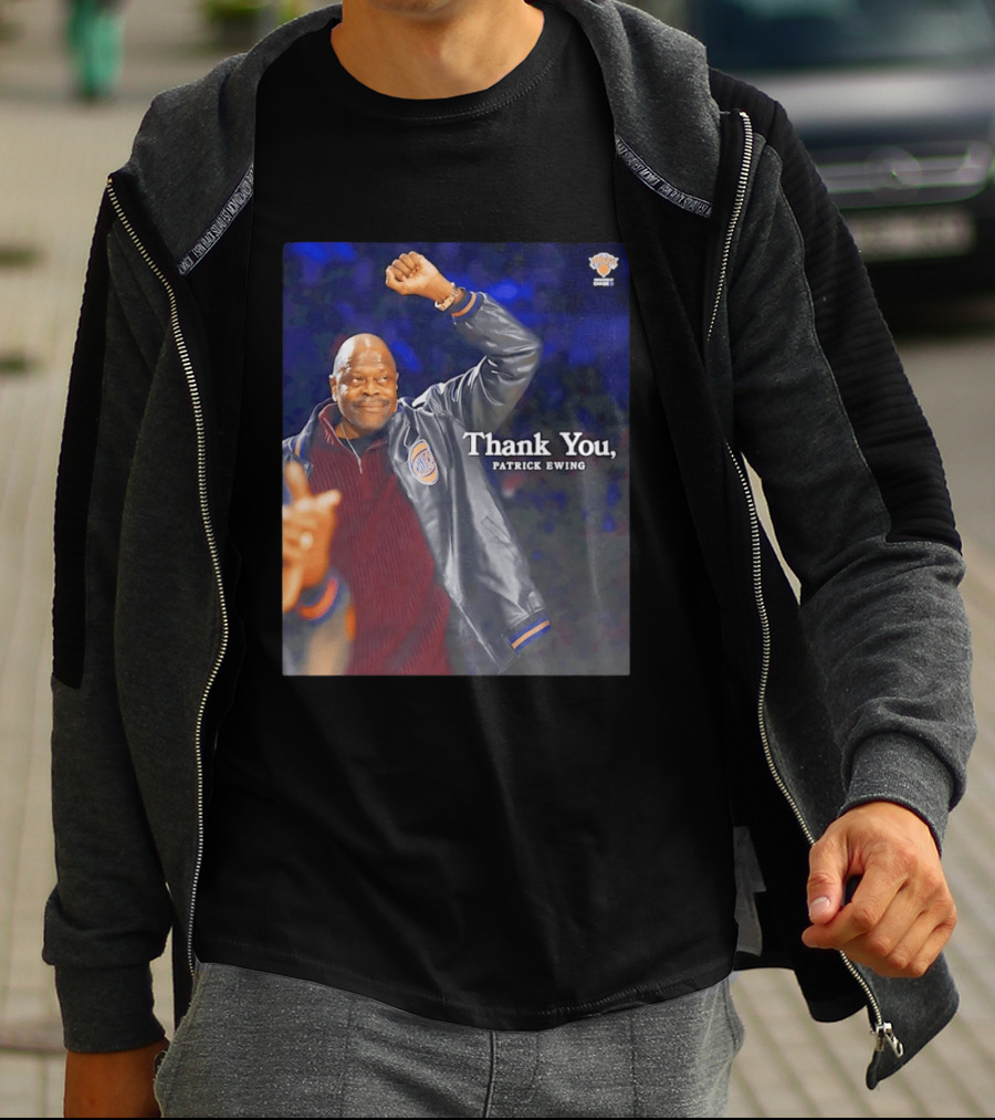 Thank You Patrick Ewing New York Knicks NBA Legends T-Shirt