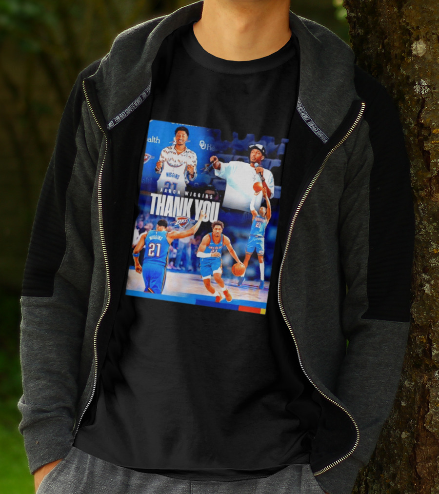 Aaron Wiggins Oklahoma City Thunder Thank You T-Shirt