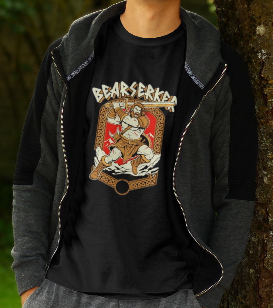Bearserker Viking Warrior Berserker Norse Mythology T-Shirt