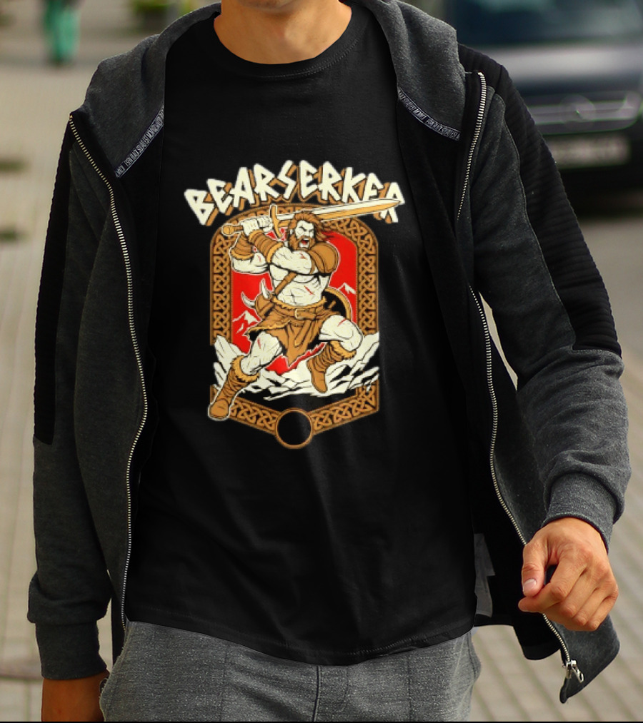 Bearserker Viking Warrior Berserker Norse Mythology T-Shirt