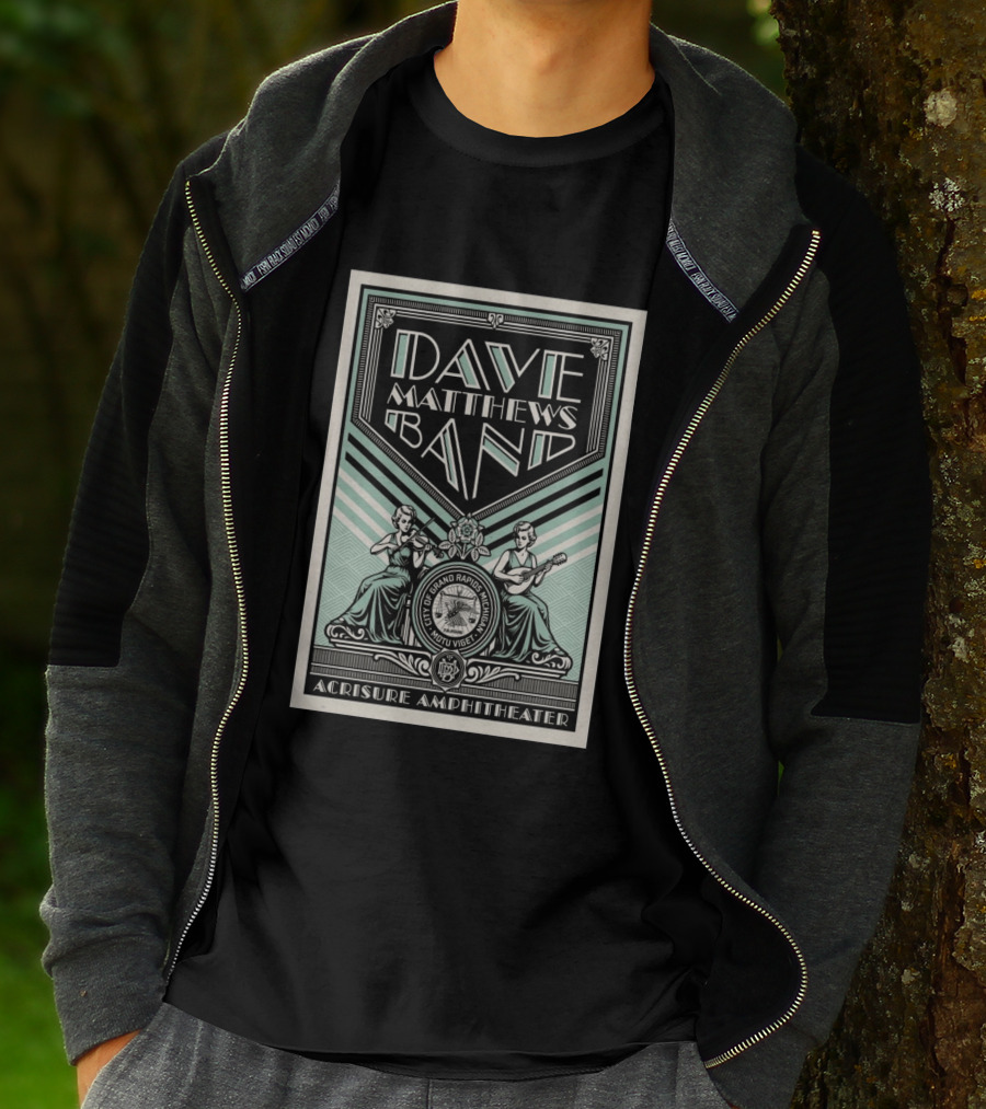 Dave Matthews Band Grand Rapids Event On Jul 8 2026 T-Shirt