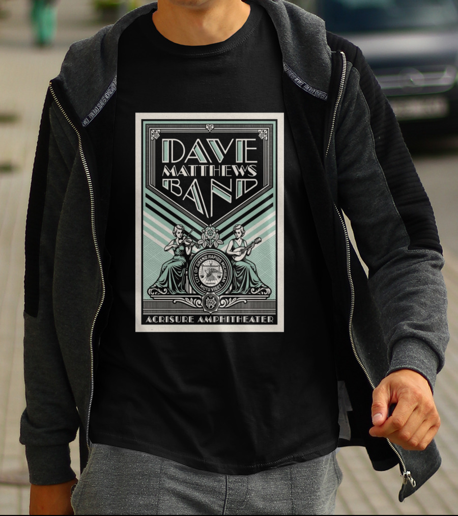 Dave Matthews Band Grand Rapids Event On Jul 8 2026 T-Shirt