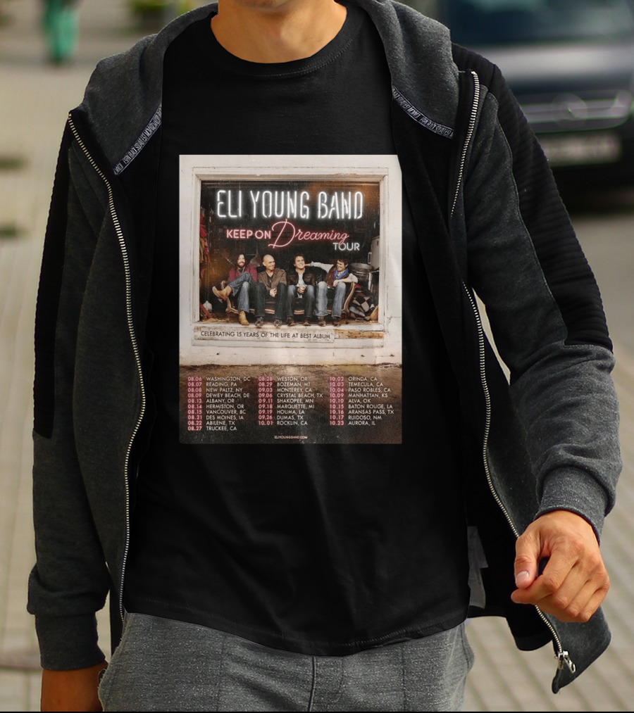 Eli Young Band Keep On Dreaming Tour USA 2026 T-Shirt