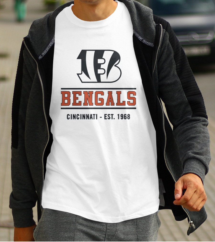 Cincinnati Bengals B Logo Est 1968 T-Shirt