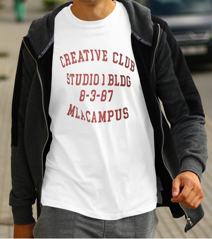 Creative Club Studio 1 Bldg 8 3 87 Mlacampus T-Shirt