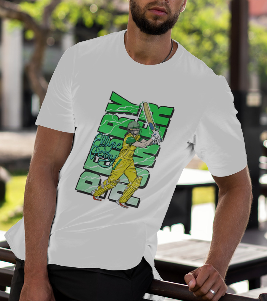 Ellyse Perry Australian Power Cricket Player Australia T-Shirt