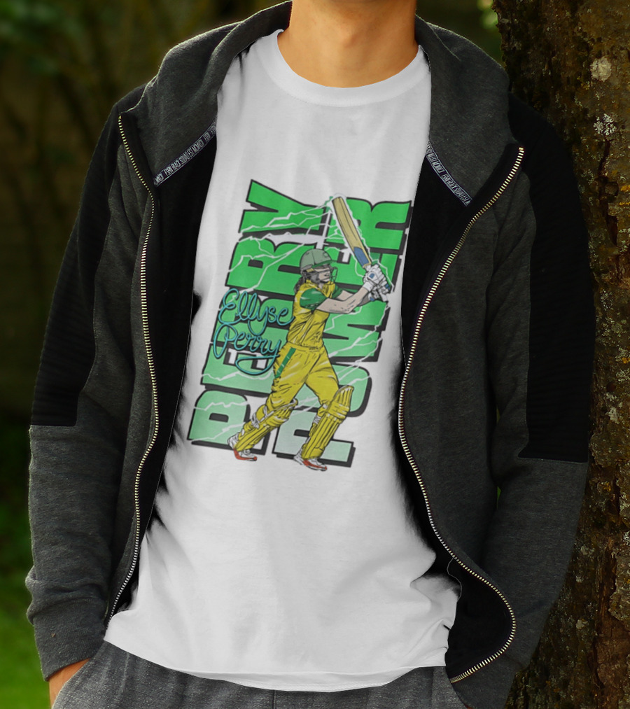 Ellyse Perry Australian Power Cricket Player Australia T-Shirt