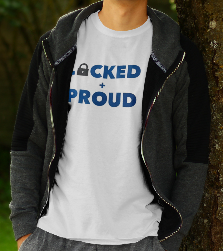 Locked And Proud Inspirational Padlock T-Shirt