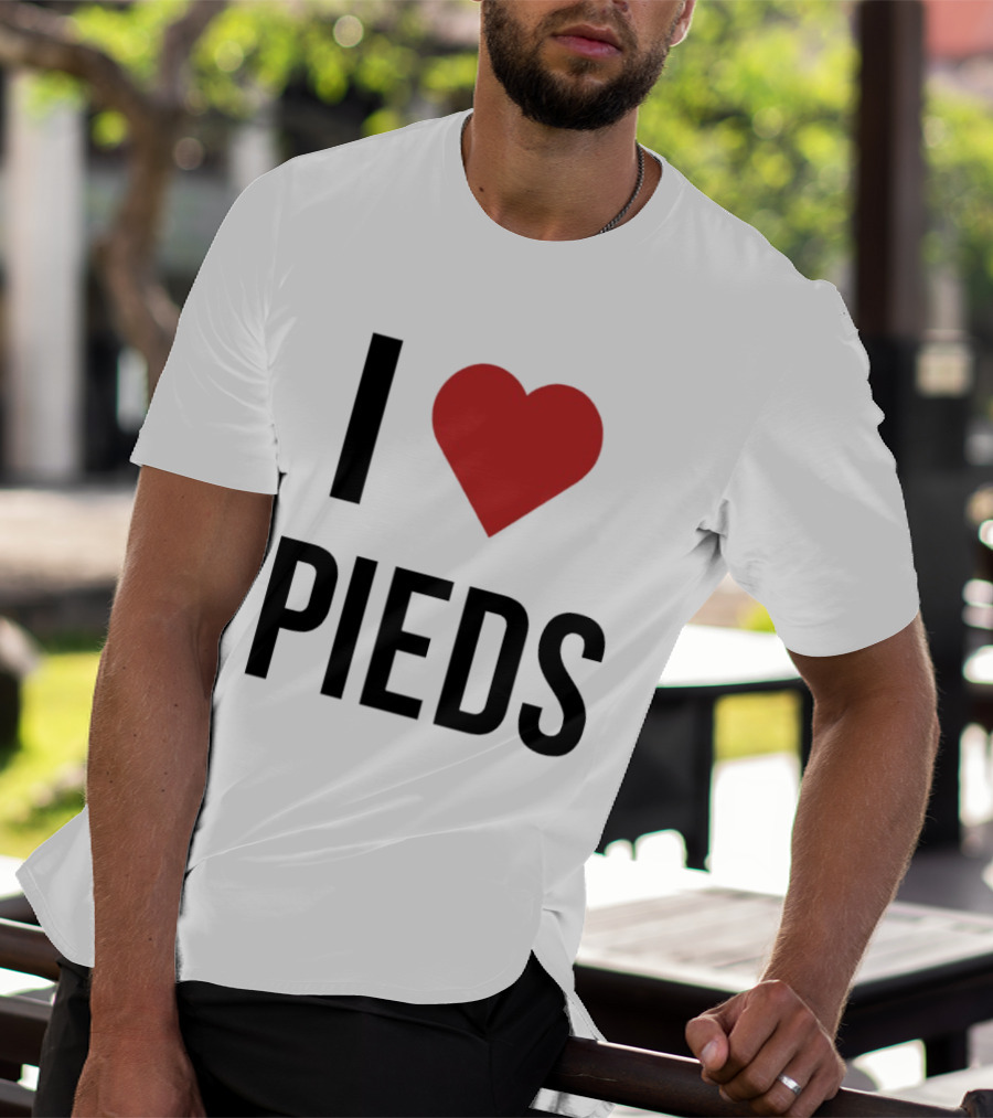 I Heart Pieds T-Shirt