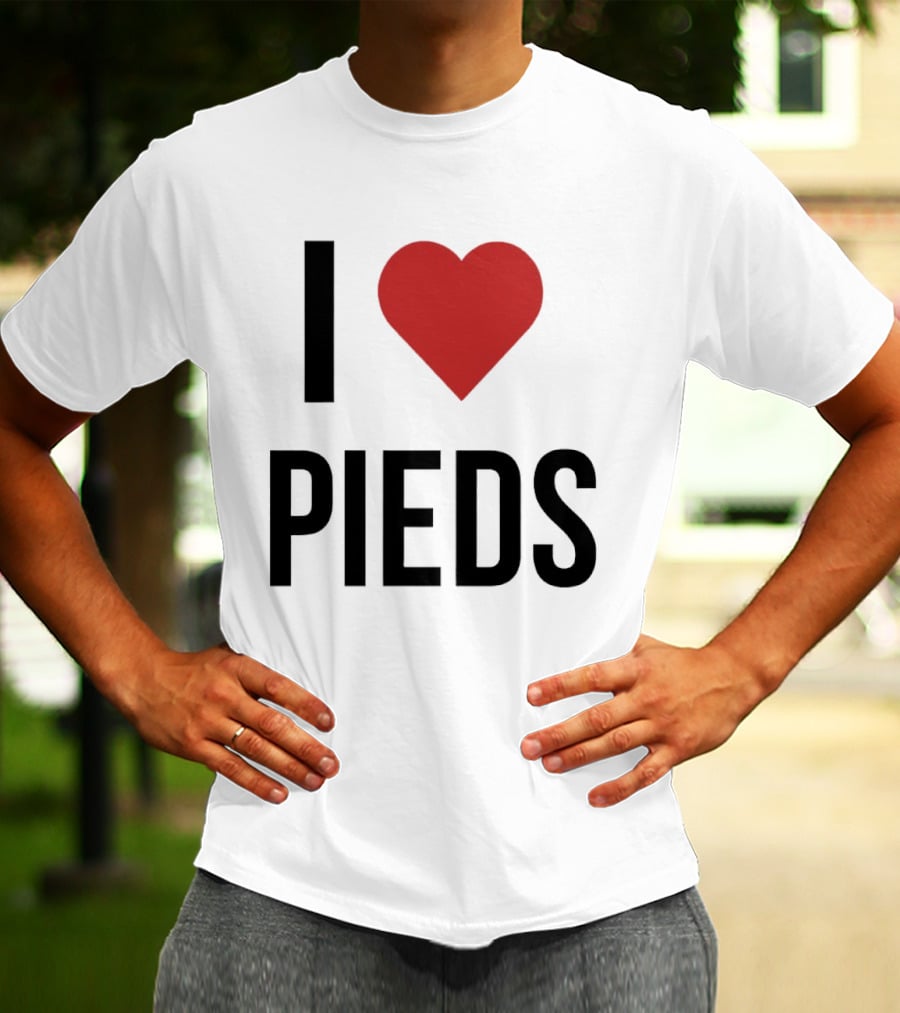 I Heart Pieds T-Shirt