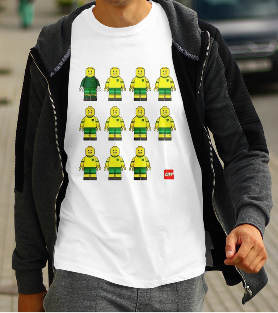 Norwich City F.C. Lego Minifigures Team Formation T-Shirt
