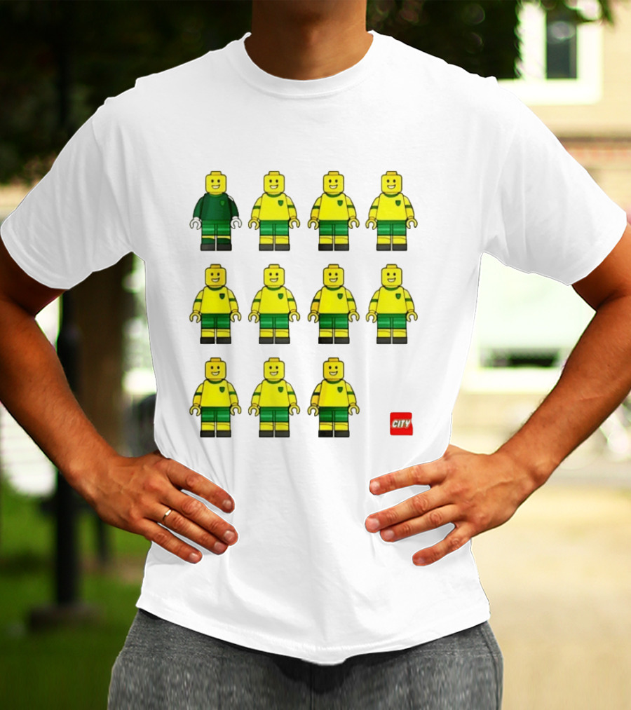 Norwich City F.C. Lego Minifigures Team Formation T-Shirt