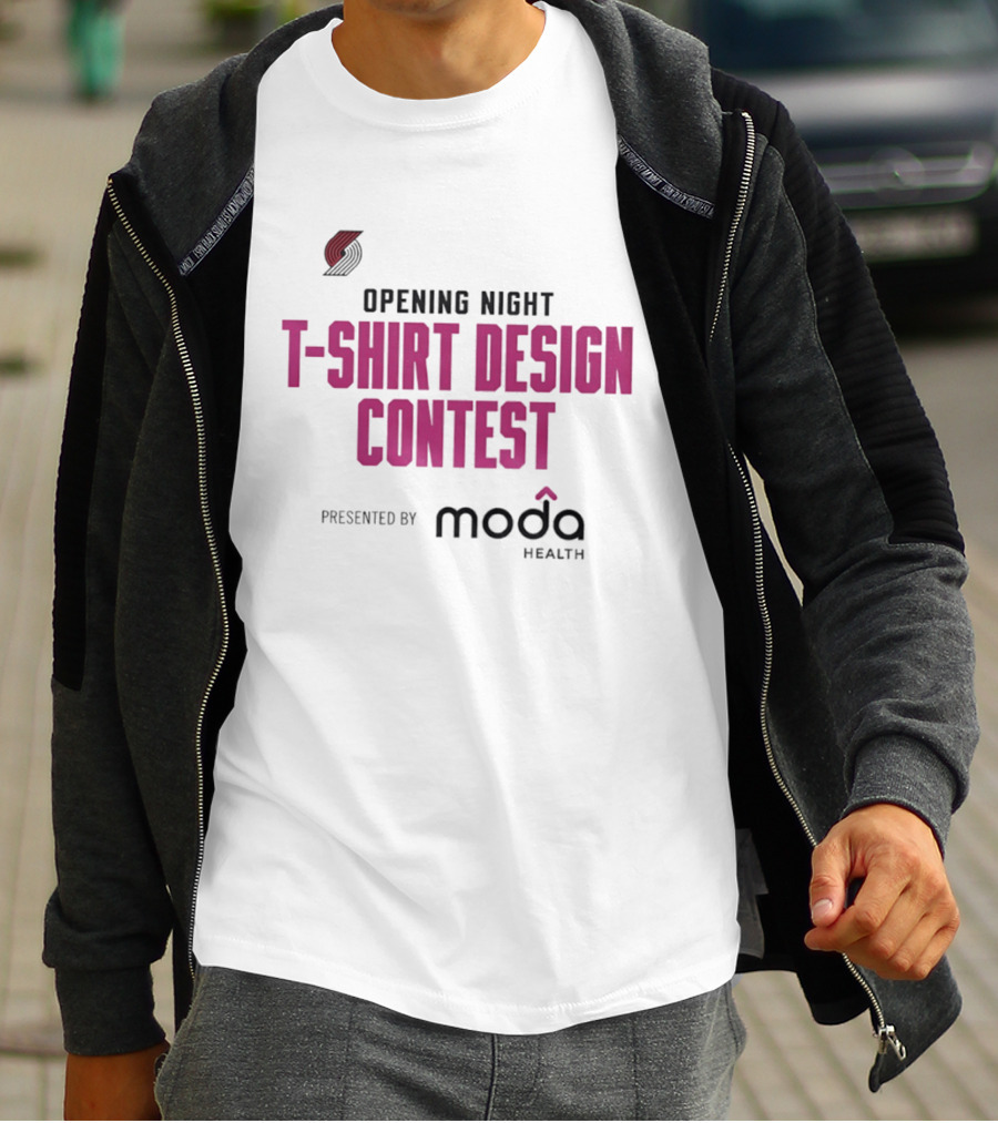 Portland Trail Blazers Opening Night Contest Moda Health T-Shirt