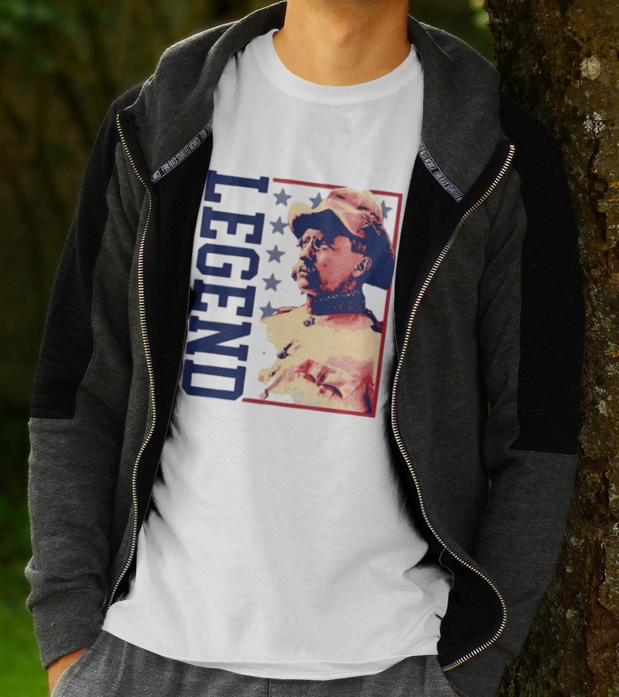 Legend Teddy Roosevelt Stars Iconic Figure T-Shirt