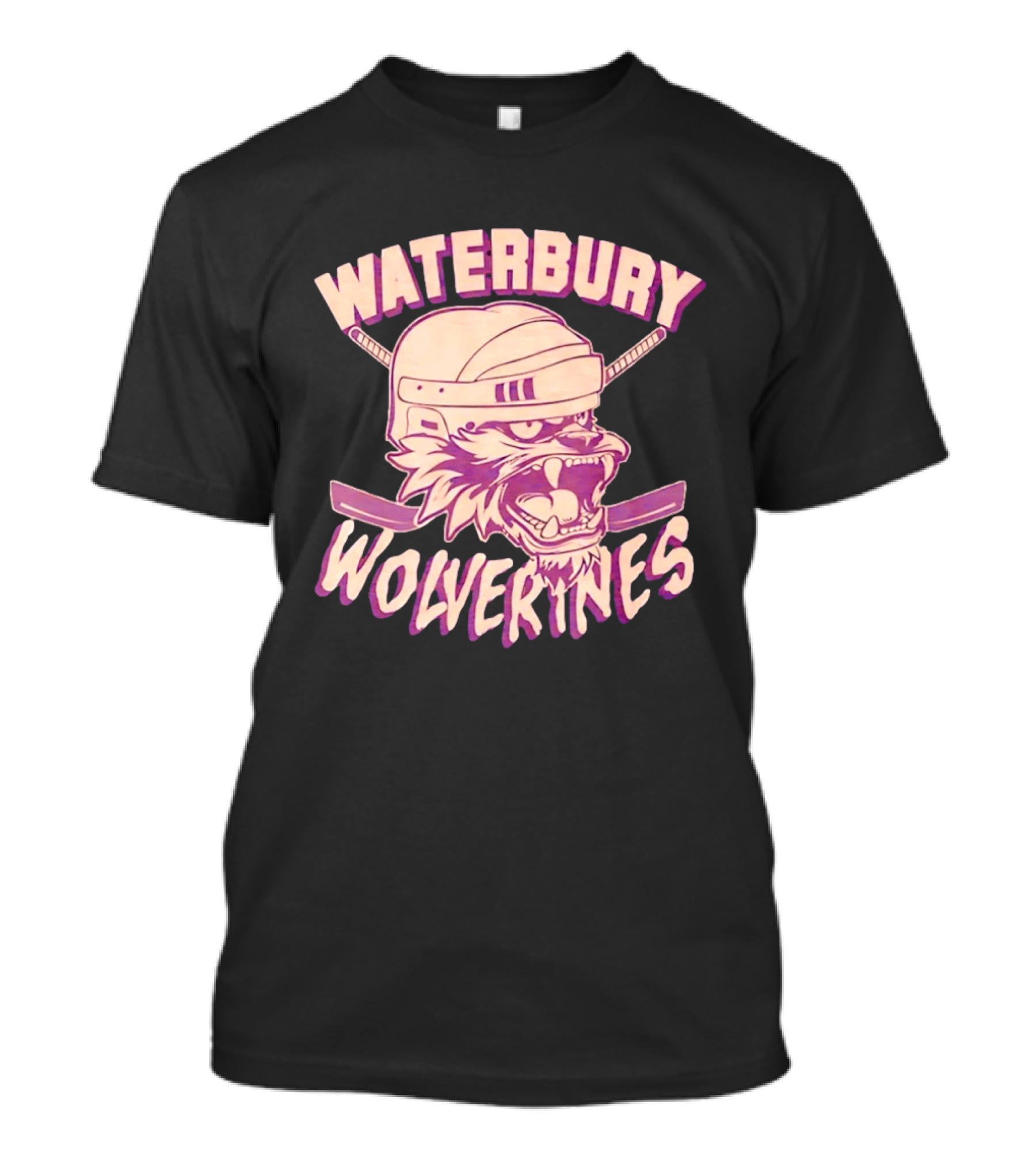Waterbury Wolverines Happy Gilmore Hockey Helmet Wolverine T-Shirt