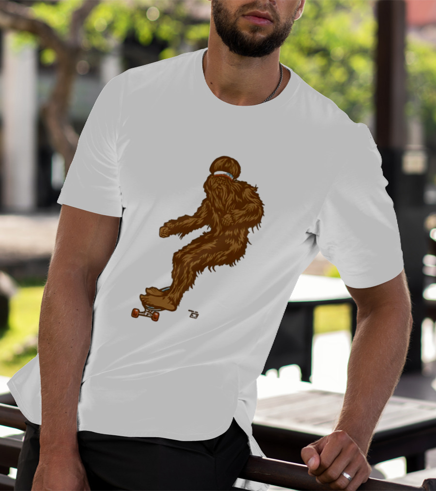 Ames Bros Skater Bigfoot Sasquatch Skateboard Legend T-Shirt
