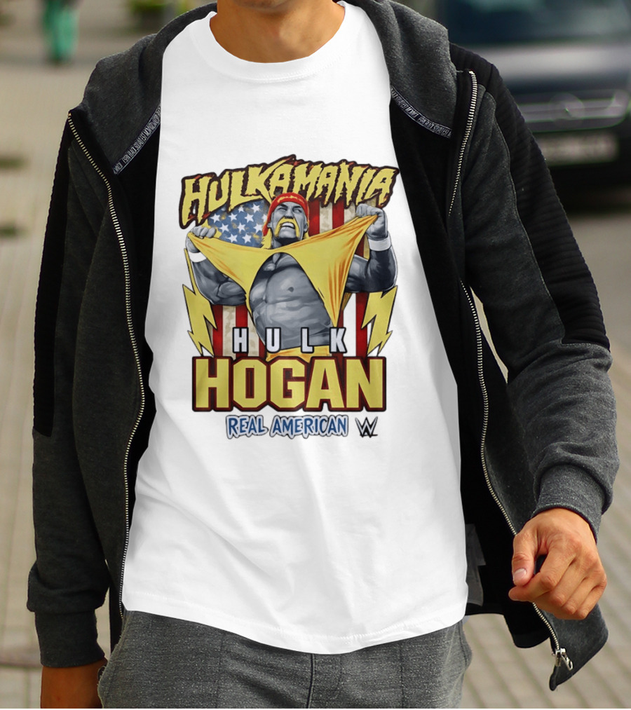 Hulkamania Hulk Hogan Real American WWE Legend T-Shirt