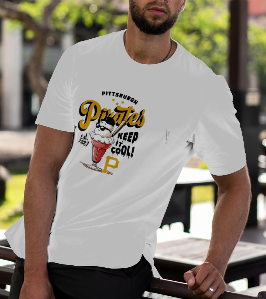 Pittsburgh Pirates Keep It Cool Est 1887 Ice Cream Sundae T-Shirt