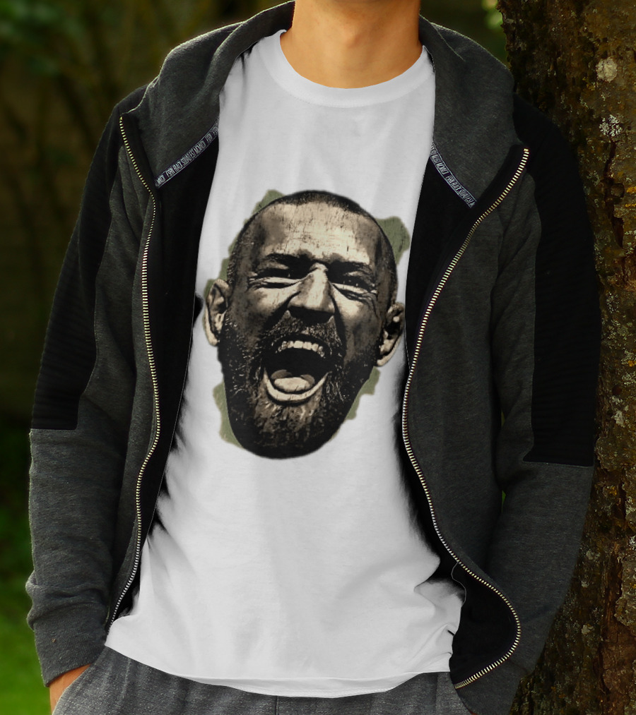 UFC The Notorious Conor McGregor Takeover Swag Head 2 Sided T-Shirt