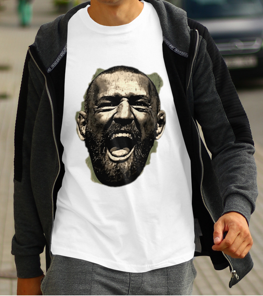 UFC The Notorious Conor McGregor Takeover Swag Head 2 Sided T-Shirt