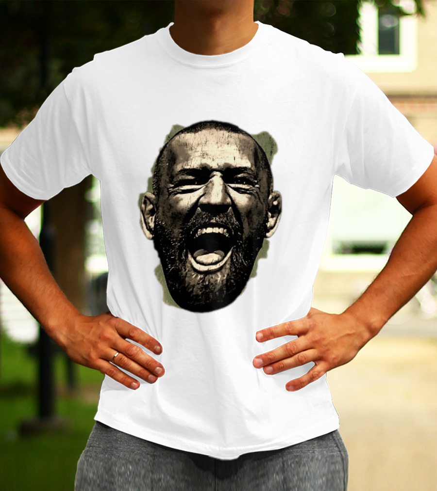 UFC The Notorious Conor McGregor Takeover Swag Head 2 Sided T-Shirt